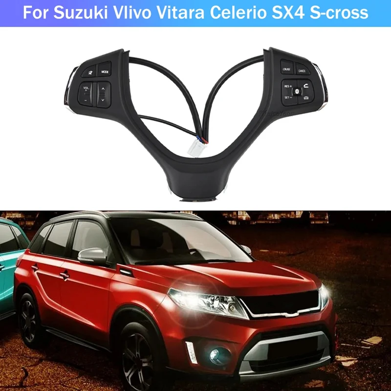 

Автомобильный многофункциональный переключатель круиз-контроля на руль для Suzuki Vlivo Vitara Celerio SX4 S-Cross