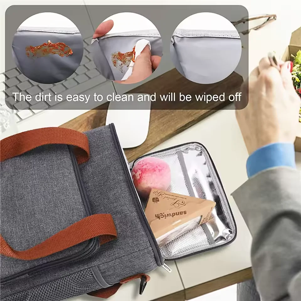 Picnic Bag kitchen organizer lunch box bento bag Refrigeration insulation outdoor fresh-keeping lunch bag can be carried by hand