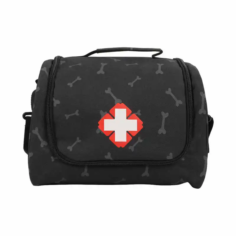 

Pet Dog First Aid Bag Dual Zipper Case Portable Pet Emergency Survival Organizer For Outdoor Travel Home