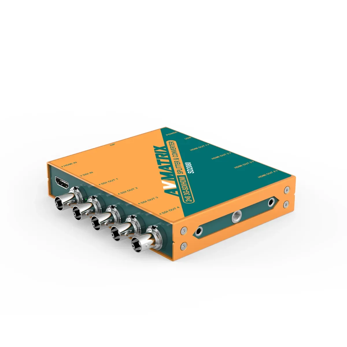AVMATRIX SD2080 2x8 SDI/HDMI 호환 스플리터/크로스 컨버터, 1 x/1 x 3G-SDI-4 x 3G-SDI/HD 전문 방송