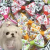 10/20PCS Pet Dog Cat Puppy Grooming Bows Pet Hair Accessories Decorate Rubber Bands Puppy Cats Dogs Bows Headwear Pet Items 6