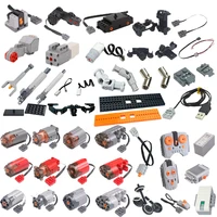 Power Function Building Block Technical Motor Parts Multi PF Tool Compatible 8293 8883 Car Train M L XLServo Motor Bricks Toy 1
