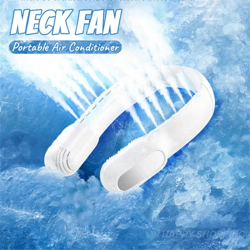 

Wind Power Fan Usb Rechargeable Foldable Portable Silent Quick Charge Cooling For Outdoor Neck Fan Bladeless Air Conditioner