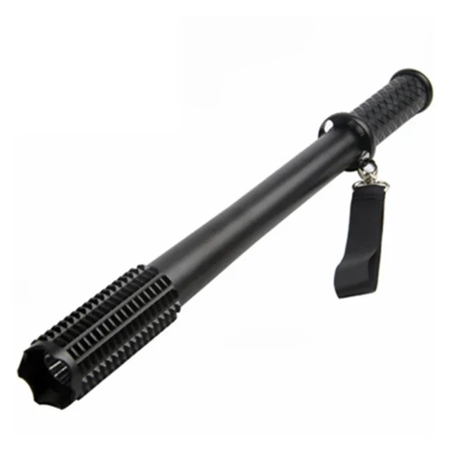 LED Rechargeable Wolf Tooth Stick Strong Light Flashlight Anti