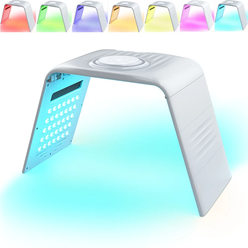 LED Facia Mask 7 Colors PDT Photon Heating Face and Body Luminotherapy Mask Machine Home Use Beauty Devices Skin Rejuvenation