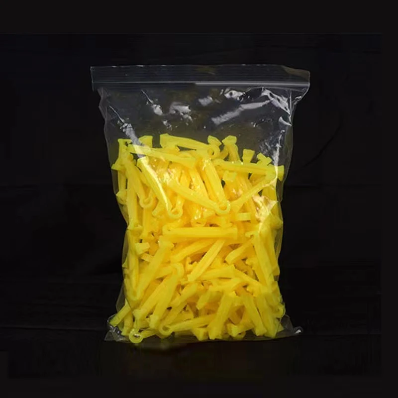 100pcs Disposable Whelping Kits Multipurpose Portable Practical Pig Umbilical Cord Clip for sheep Sheep Cow Farming Pigs 5