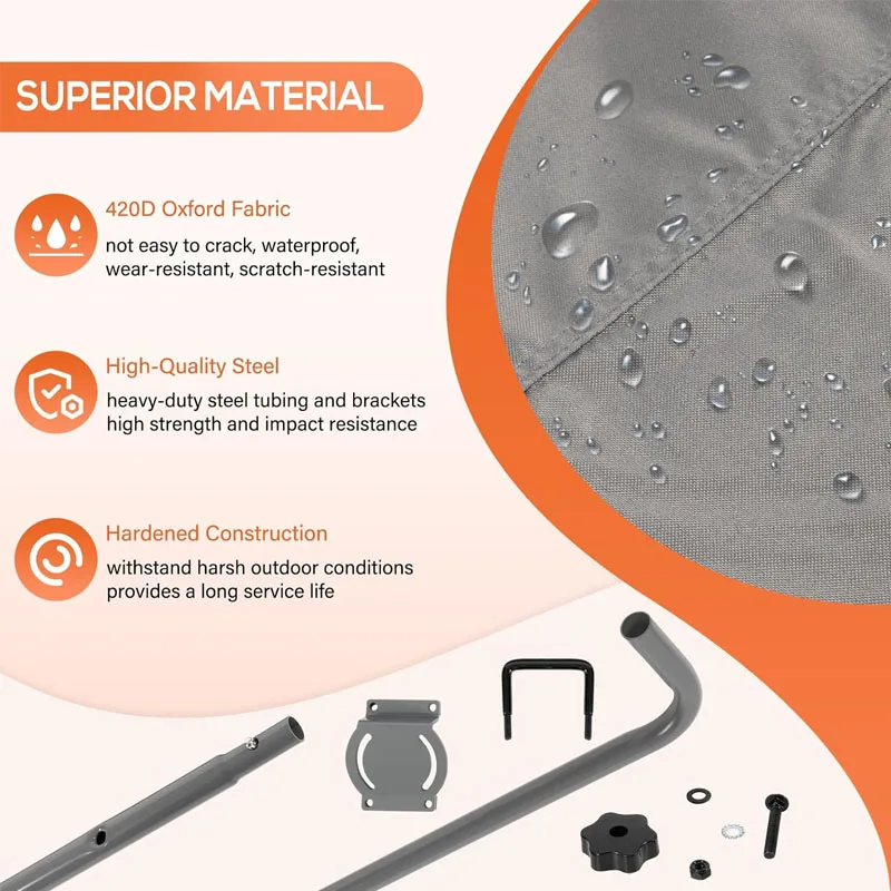 596542901 Heavy Duty Sun Canopy ZTR Sun Shade for Husqvarna