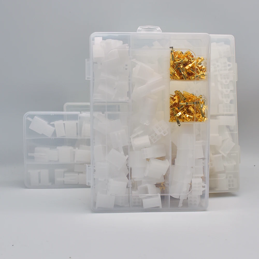 Car Motorcycle Electrical Connectors: 2.8mm 2 3 4 6 9 Pin Wire Terminal Hooks for Male & Female Terminals Assorted Kit