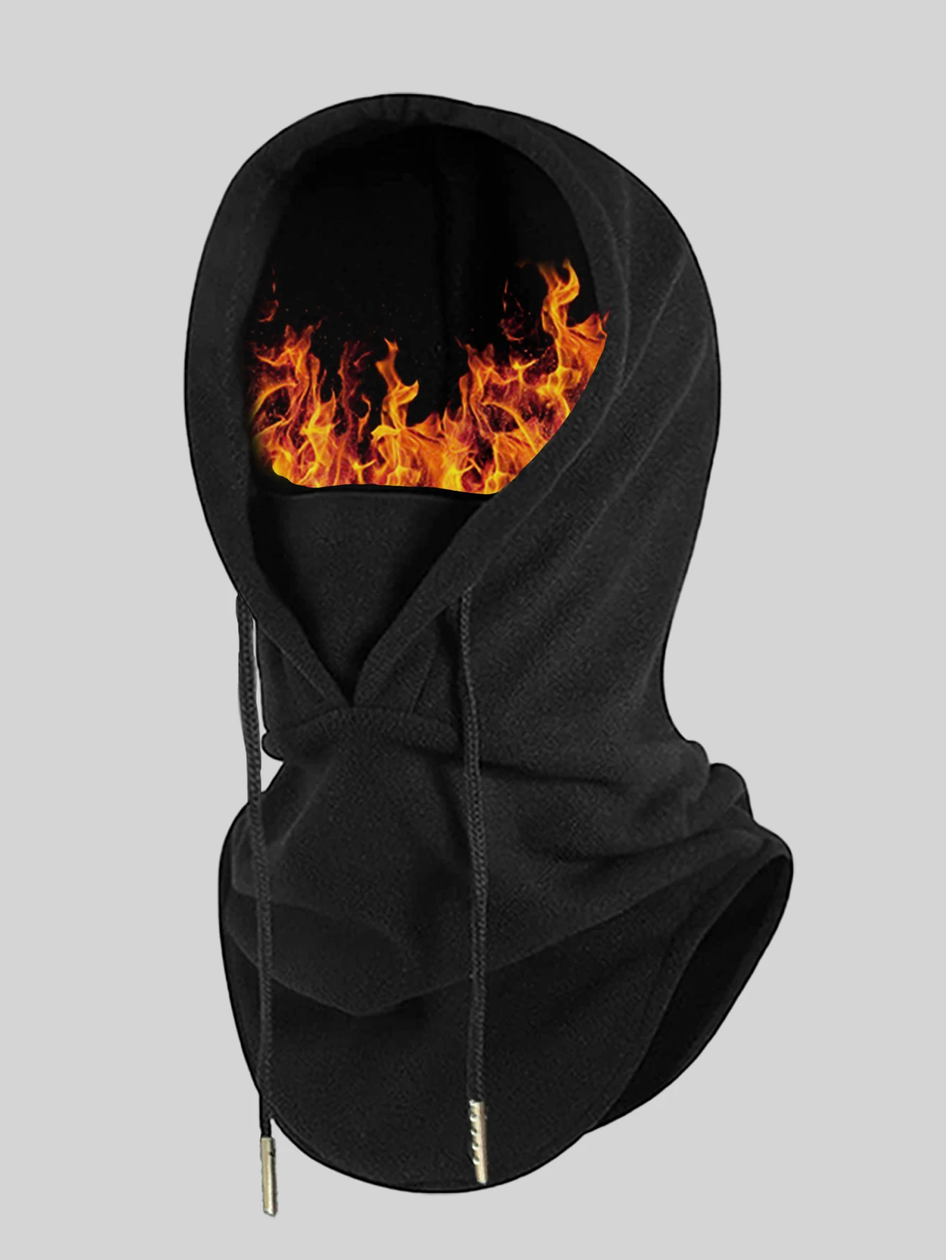 Musion Herren-Wintermütze, kaltes Wetter, Gesicht, Sturmhaube, Kapuze, Outdoor-Sport, Gesichtskleidung, winddichte Skimaske zum Skifahren, Cryling für Erwachsene – Detail 9