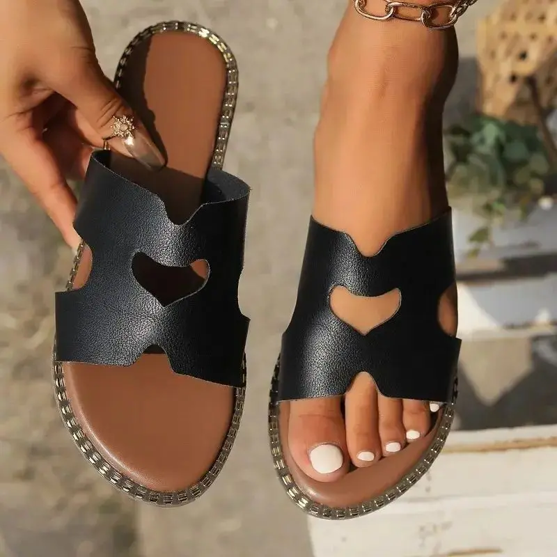 

Rome Slippers Women Flats Platform Shoes Summer Open Toe Beach Flip Flops Fashion Slingback Sandals Walking Mujer Slides