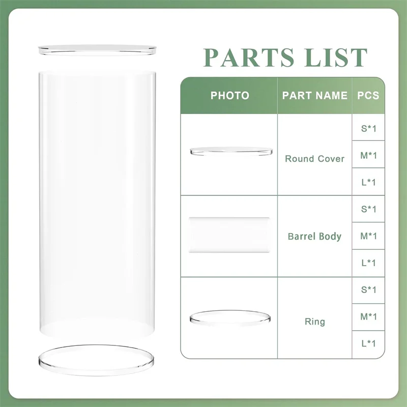Cylinder Pedestal Stands 3PCS Display Round Decor Backdrop Dessert Table Pillars Party Birthday Props Event Decoration