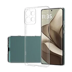 Clear Transparent Soft TPU Protective Phone Case - Edge Series for Edge 60 Stylus 5G (TransClear TPU)