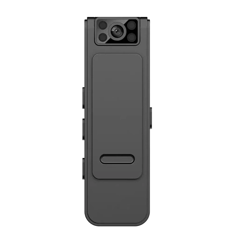 Telecamera Per La Riduzione Del Rumore Hd 1080P, Comodo Registratore Per La Visione Notturna Con Clip Posteriore, Videoregistratore Portatile Indossab