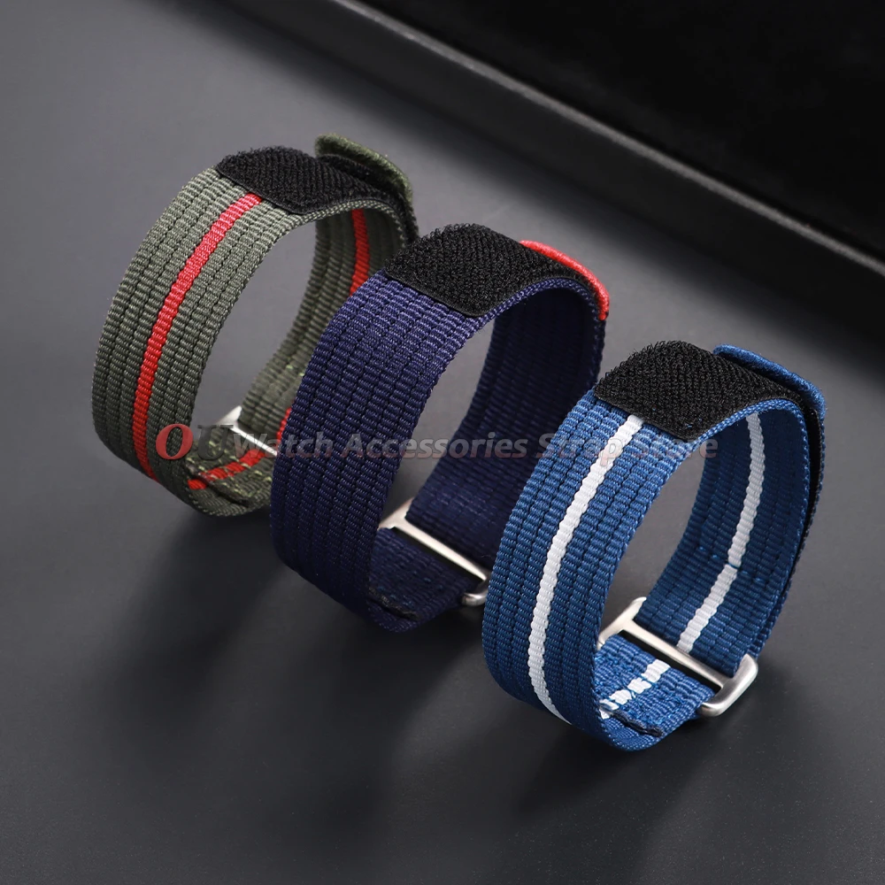 Premium Nylon Fabric Watch Strap - Stylish and Durable Men's Outdoor Sport Bracelet