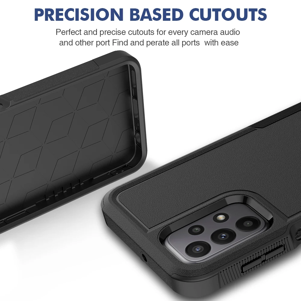 Durable Dual-Layer Shockproof TPU/PC Phone Case - Hybrid Armor Shell