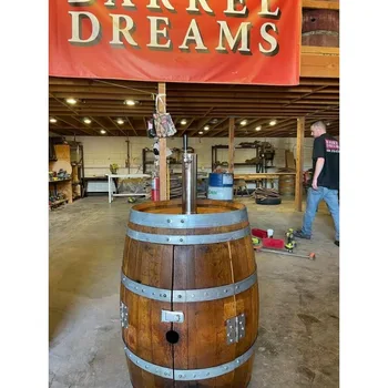Wine Barrel Kegerator 1