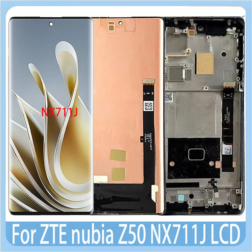 6.67'' Original AMOLED For ZTE nubia Z50 NX711J LCD Display With