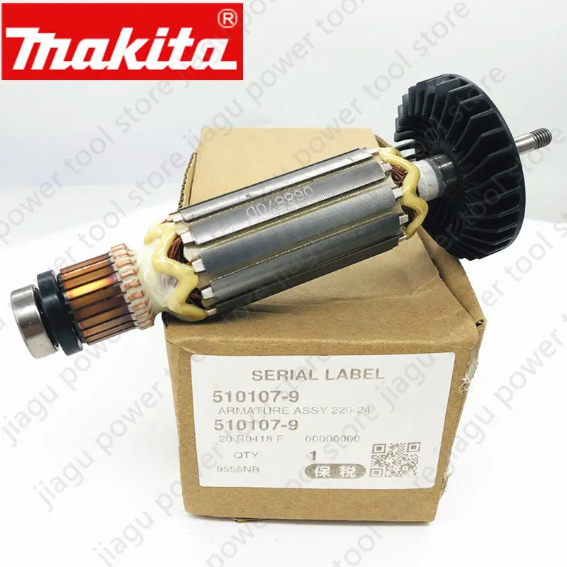 Original 220-240V Armature Rotor for MAKITA 515613-9 518870-8 510107-9 9558NB 9556NB 9556HN 9558HN 9557NB 9557HN 9556HNG 9558NB 1766 l32bwa plc 120 240v ac micrologix 1400 controller new original