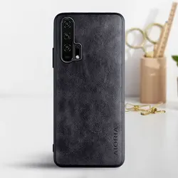 Luxury Vintage Leather Phone Case - Premium Protective Cover for 6.15 Russia(20S) (Black)