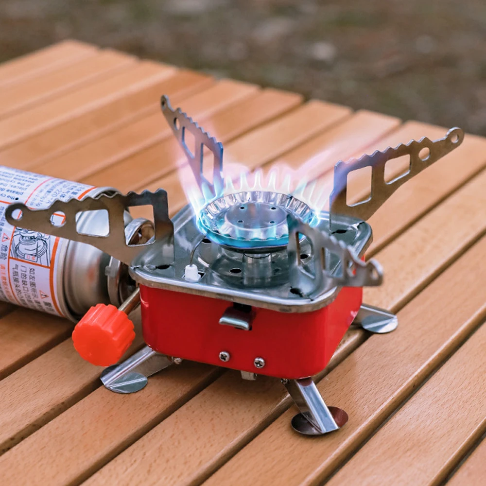 2200W Outdoor Electronic Ignition Stove Tourist Portable Foldable Gasstove Adjustable Firepower