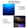 365 UV Veterinary Wood Lamp Pet Fungus Detection Waterproof Flashlight Skin Ultraviolet Light Cat Moss Tinea Light Black Mirror 4