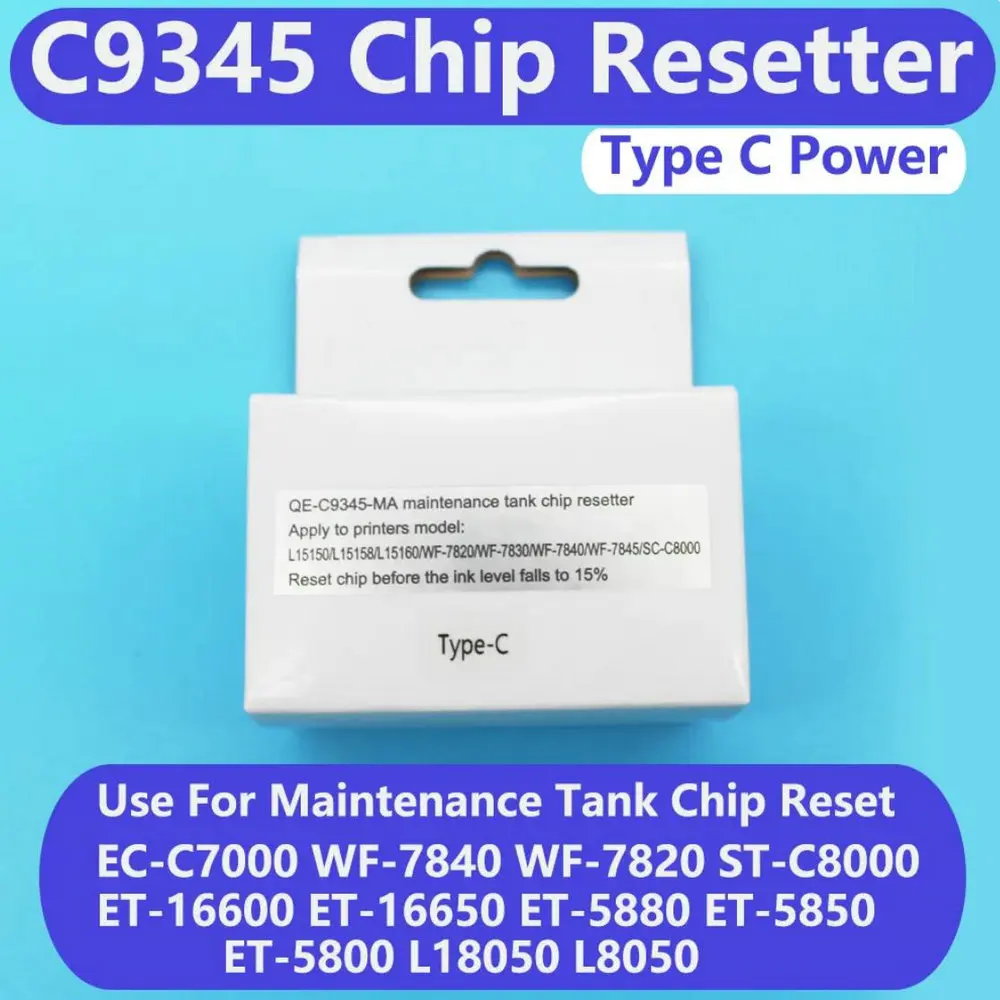 L18050 L8050 Resetter Printer Maintenance Tank Chip Resetter Kit For Epson L18058 L8058 L15158 L15168 L6578 7830 7840 4830 4820