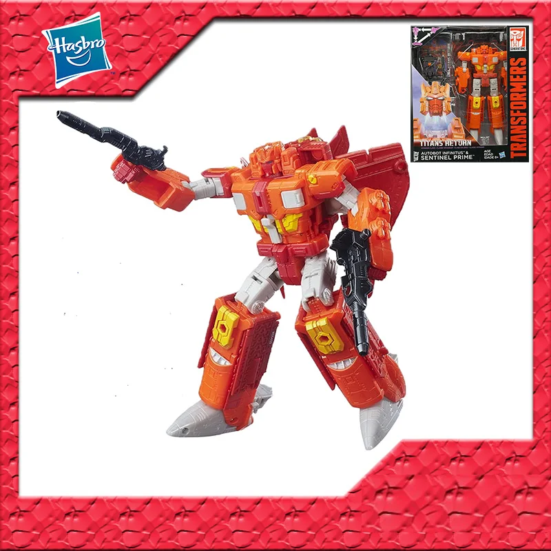 In Magazzino Trasformatori Per Tomy Tapara Originali Titans Return Sentinel Prime Voyager Pvc Anime Figure Action Figures Model Toys