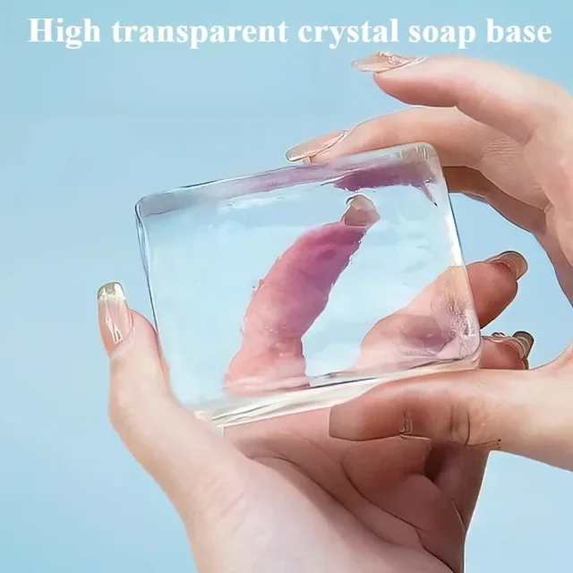250g/Bag Plus Hard High Transparent Amino Acid Soap Base DIY Creative Handwork Dried Flower Crystal Soap Making Raw Materials