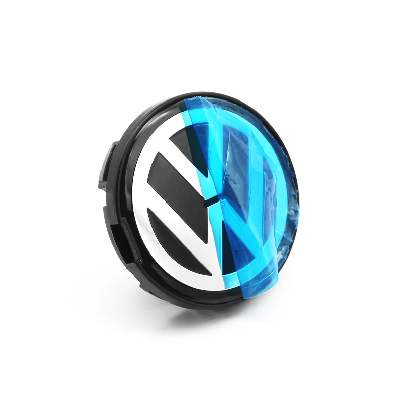 4Pcs 55mm 65mm Car Wheel Center Hub Caps VW Badge Rim Cover Emblem For Volkswagen R GTI Golf 5 7 Caddy Passat b6 Tiguan Pol wheel center caps