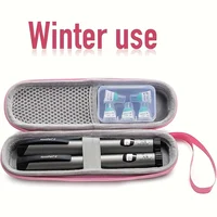 Étui de voyage réfrigéré à l'insuline, étui de voyage à l'insuline portable, réfrigération 2-4 heures, livré avec un sac de glace réutilisable de 1 65 g 4