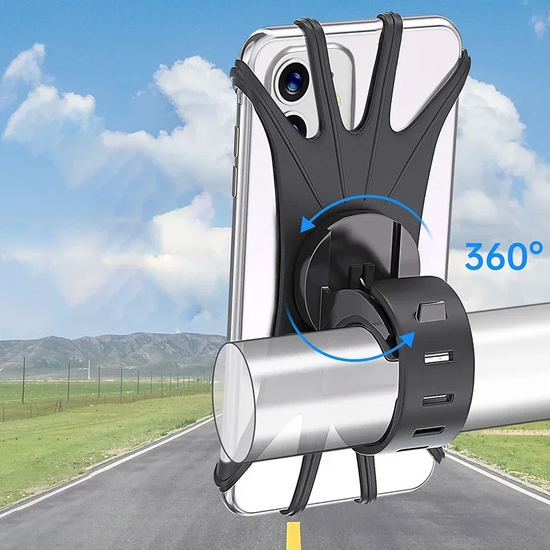Universal Bike and Motorcycle Phone Holder Stand