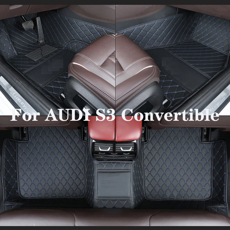 

Full Surround Custom Leather Car Floor Mat For AUDI S3 Convertible 2014-2016 (Model Year) Car Interior Auto Parts