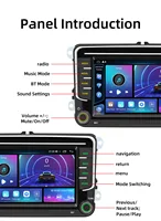 BQCC 7'' Android 13 Octa Core Car Player For Volkswagen VW CC Passat B7 Polo Golf 5 6 Jetta uy5 uy6 Carplay Mirrorlink WIFI GPS - Image 6