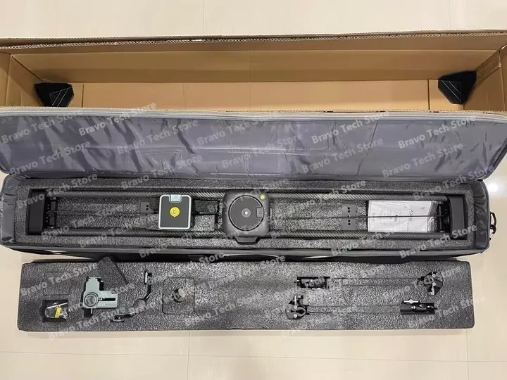 Zeapon AXIS 80Pro 100Pro 120Pro Carbon Fiber Camera Slider Multi-axis Motorized Electric Track LCD Screen 360 Photography