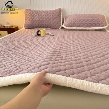 AISIRUI Winter Warm Topper Bed Mattress Single Double Mattress King Size Beds and Furniture Tatami for Sleep Bedroom Furniture 1