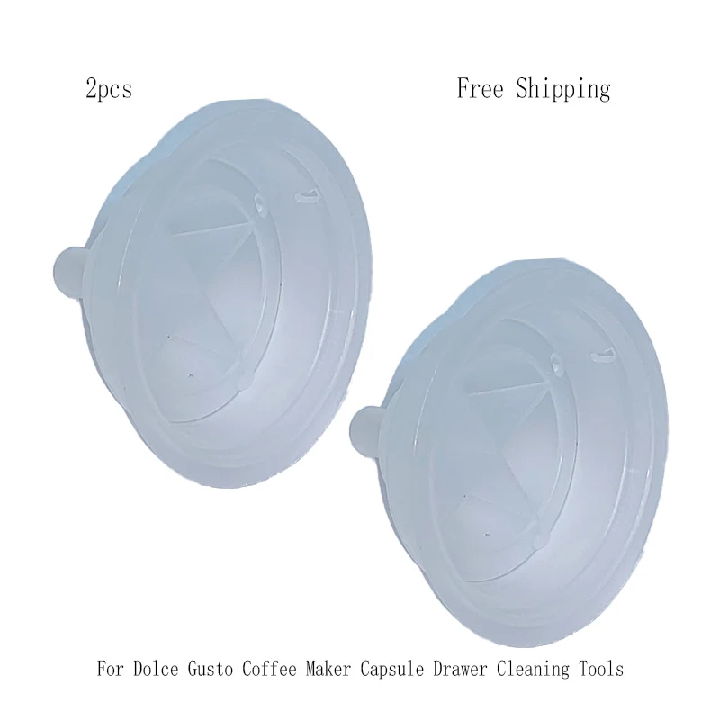 

2pcs Coffee Maker Parts Dolce Gusto Cleaning Tools,For Nespresso Coffee Machine Parts Descaler Adapter