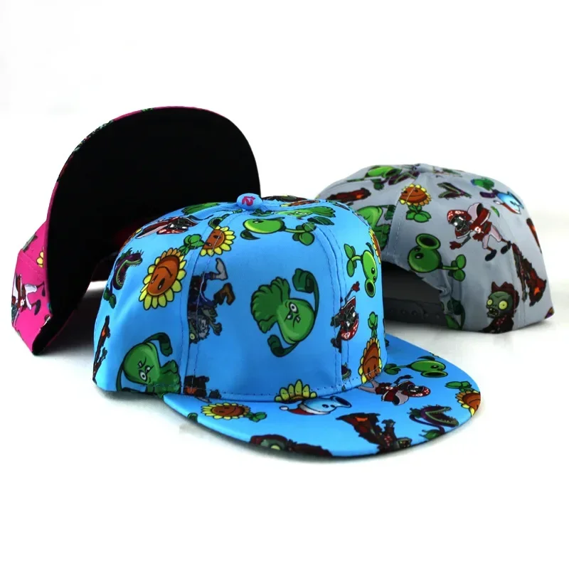 

Plants Vs. Zombies Series Boys & Girls Baseball Cap Classic Game Pattern Fashion Sports Sun Block Hat Children's Christmas Gift