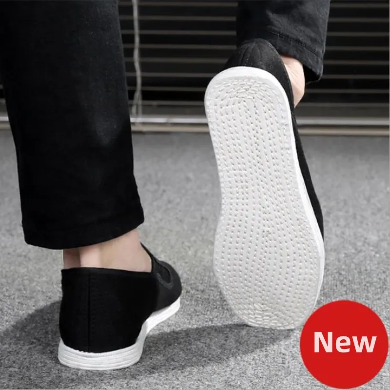 Martial Arts Shoes Men Traditional Chinese Kung Fu Cotton Shoes Wing Chun Tai Chi Slipper