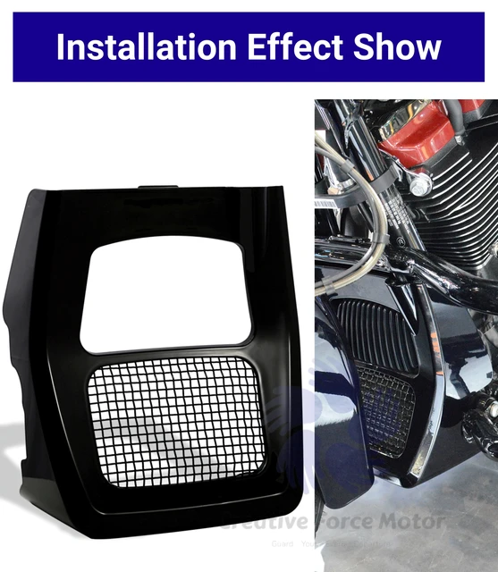 ハーレー ツーリング(2017-2024)対応 ラジエーターチンスポイラー