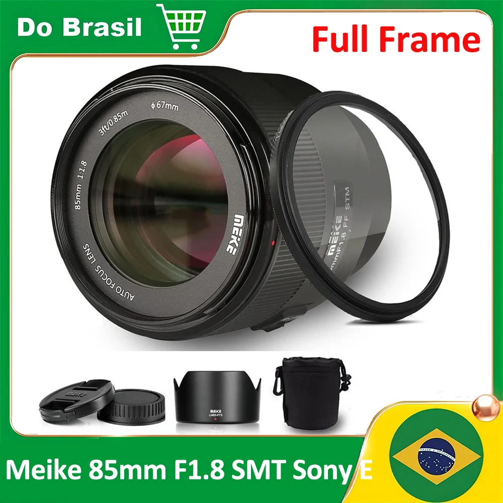 Obiettivo Meike 55mm F1.8 AF STM Full Frame | Attacco L Per Panasonic Lumix E Sigma | Messa A Fuoco Automatica E Anello Diaframma
