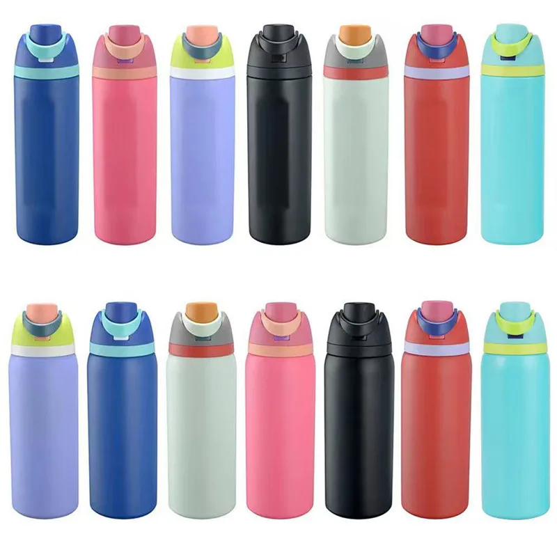 24OZ/32OZ Insulated Stainless Steel Sports Water Bottle with Straw
