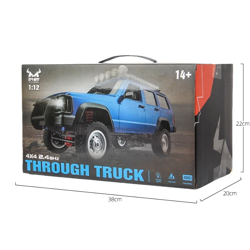 MN78 RC CAR 1/12 2.4G Full Scale Cherokee 4WD Climbing Car Remote Control Toy Off-Road Vehicle Racing Car toys For Boy 4