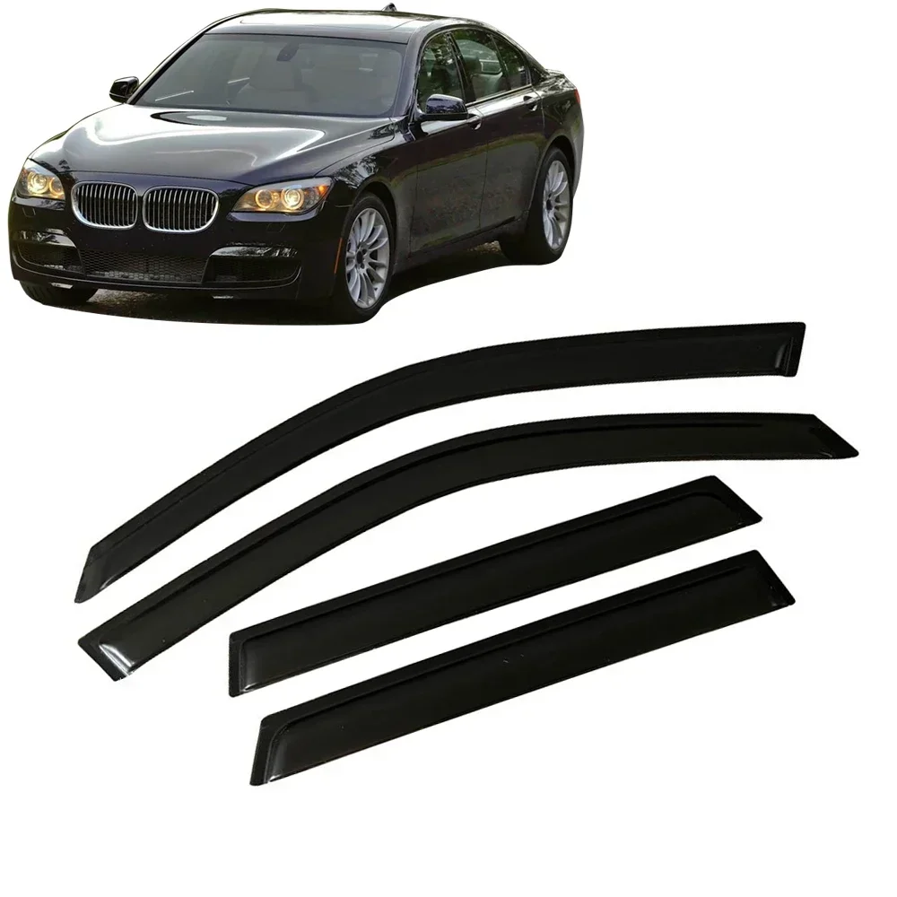 Window Visor for BMW 7 Series F01 2009 2010 2011 2012 2013 2014 2015 Short Wheelbase Weathershied Door Wind Sun Rain Guards