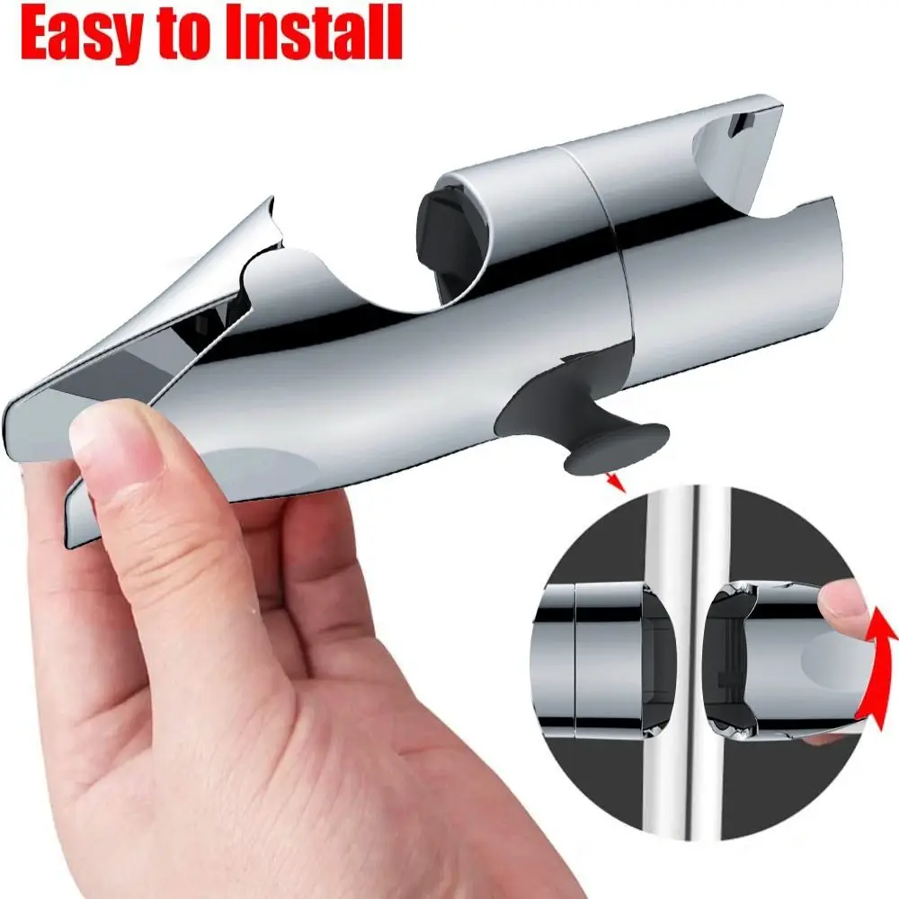 

Sprayer Fixed Base Bathroom Slide Bar Shelf Shower Head Holder Adjustable Riser Rail Bracket Hardware Bathroom Accessories