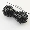 Foot Massage Roller Peanut Double Lacrosse Spiky Ball Myofascial Balls for Plantar Fasciitis Mobility Back Foot Arch Pain Relief 6