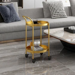 Sofá móvil nórdico, lámpara pequeña de mesa de centro, esquina de lujo, sala de estar, mesita de noche, mango simple