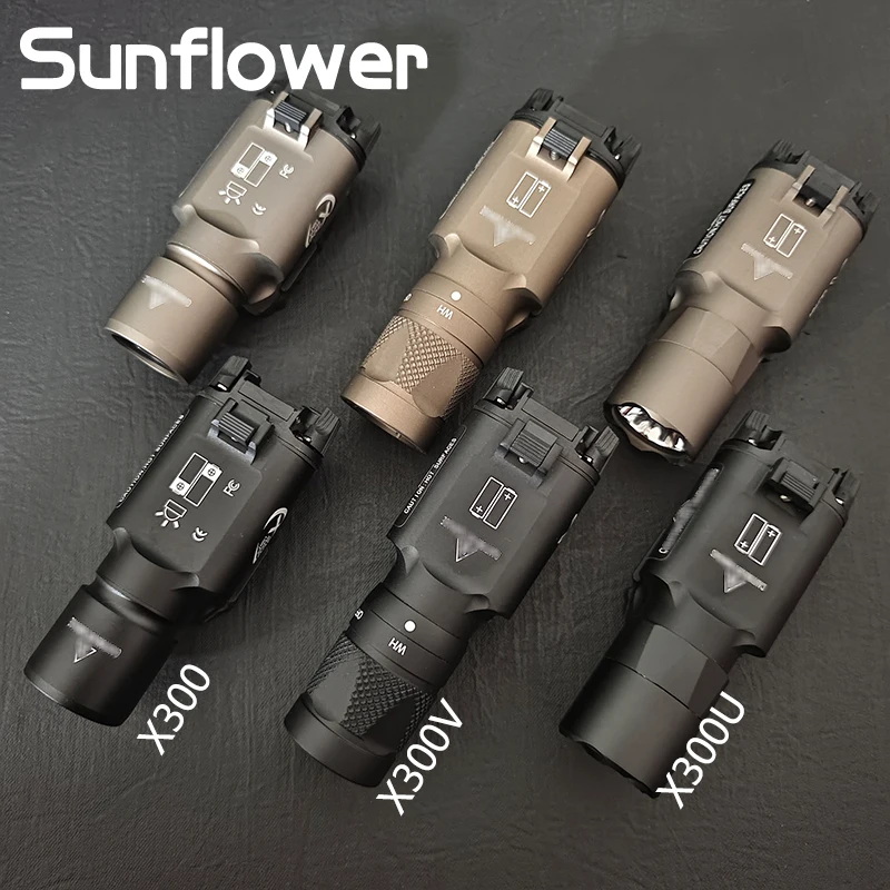 

X300U Surefir X300 X300VUltra Tactical hanging Pistol Scout Light Airsoft Weapon Gun Flashlight Constant Double function Switch