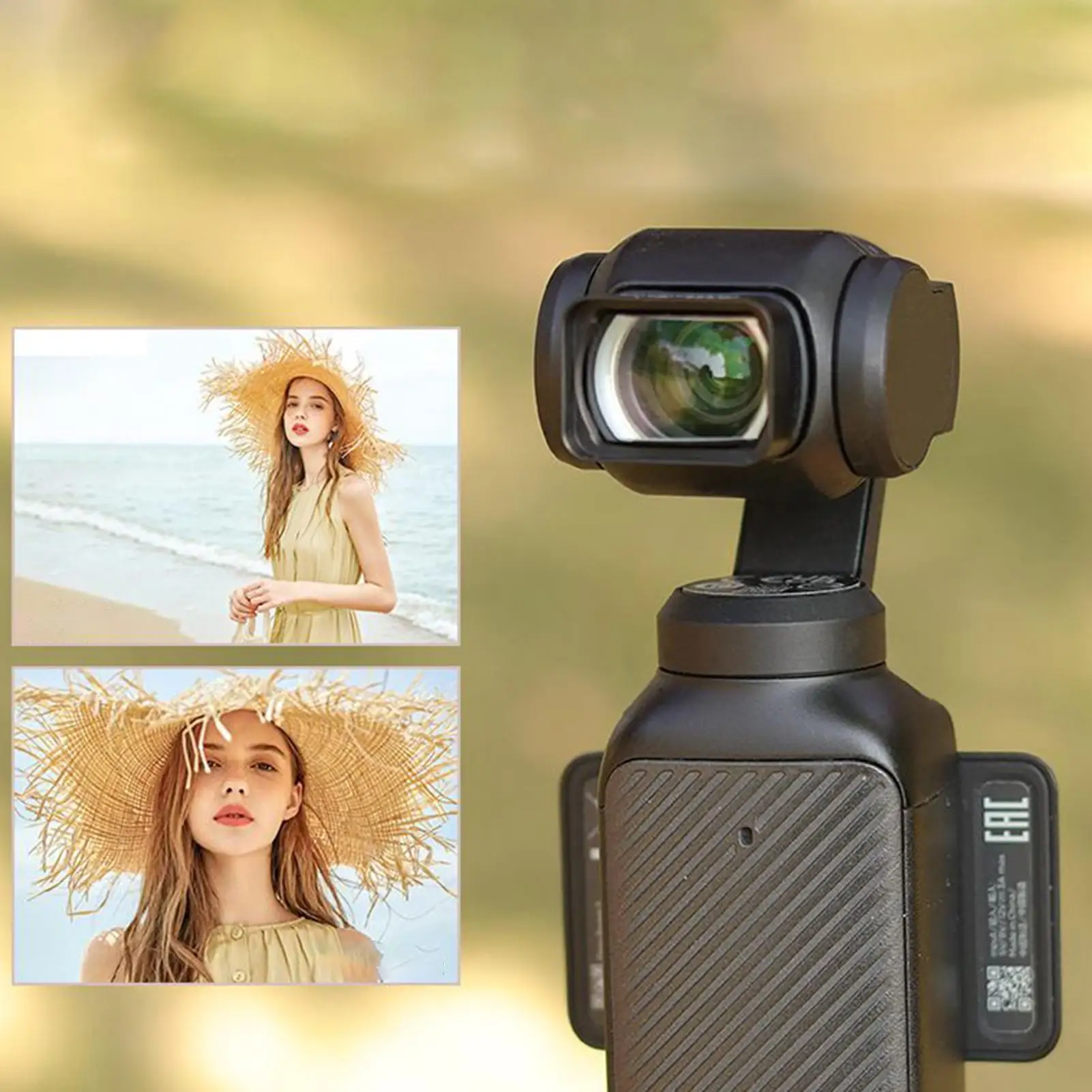 DJI 오즈모 포켓 3 카메라 렌즈 마그네틱 현미경 텔레컨버터 HD 클로즈업 매크로 사진 렌즈 (사진 촬영, 스포츠용)