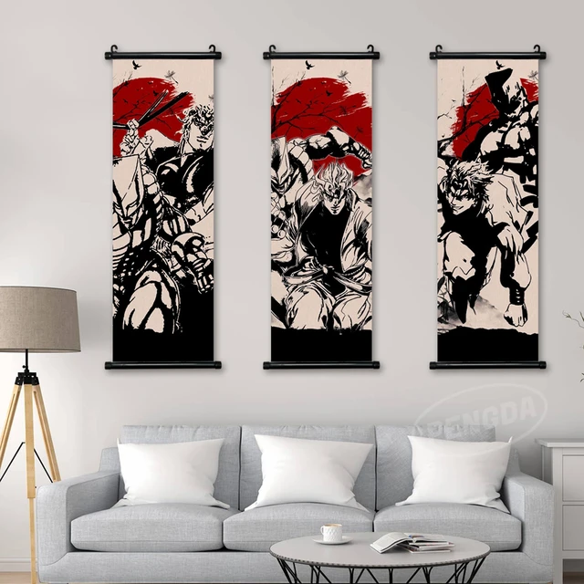 Jotaro Kujo Wall Art – Canvas Decoration Poster – Family Bedroom Decoration  Painting – Jojo Merch