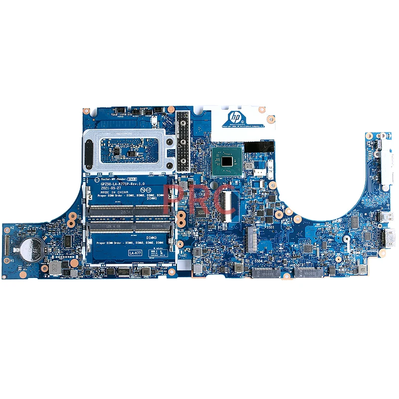 GPZ50-LA-K771P For HP ZBook Fury 15 G8 Laptop Motherboard W-11955M